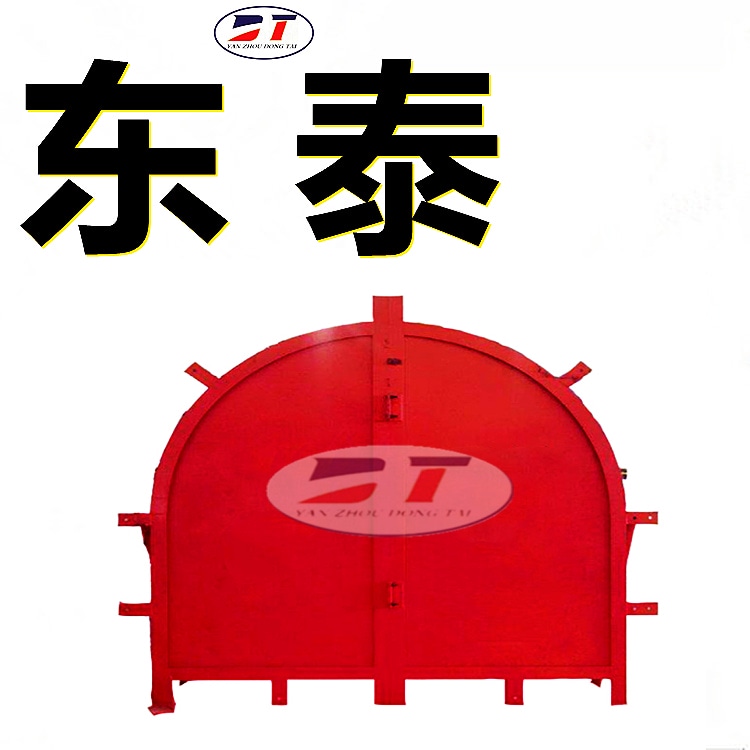 礦用斜風(fēng)井防爆門 3mm橡膠板密封斜風(fēng)井防爆門